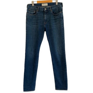 Jeanerica Jeans Mens 32x31 Blue Dark Wash Organic Cotton Slim